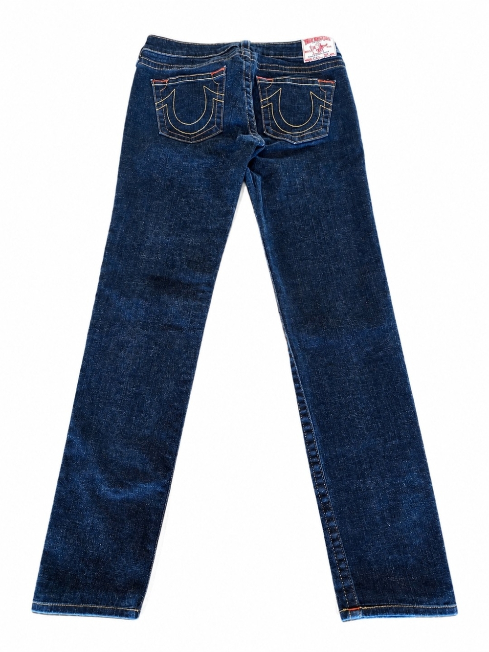 Vintage True Religion Stella Straight Jeans Womens Size 30 Made USA Indigo - Picture 3 of 9